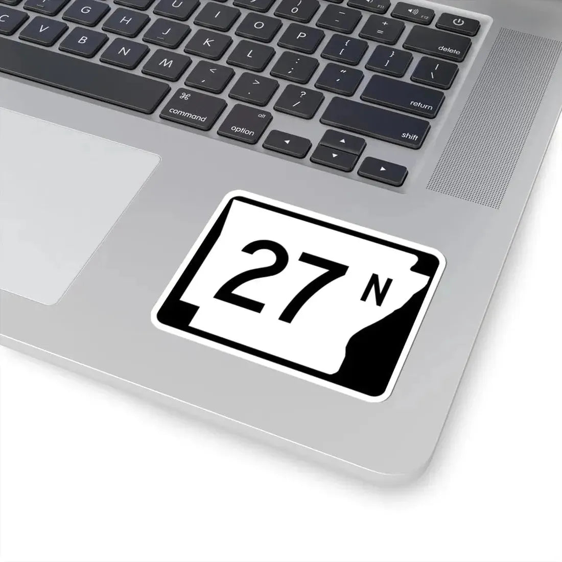 Arkansas 27N (Arkansas) (Road Sign) STICKER Vinyl Kiss-Cut Decal - The Sticker Space