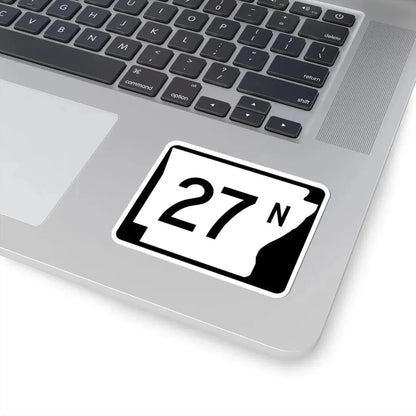 Arkansas 27N (Arkansas) (Road Sign) STICKER Vinyl Kiss-Cut Decal - The Sticker Space