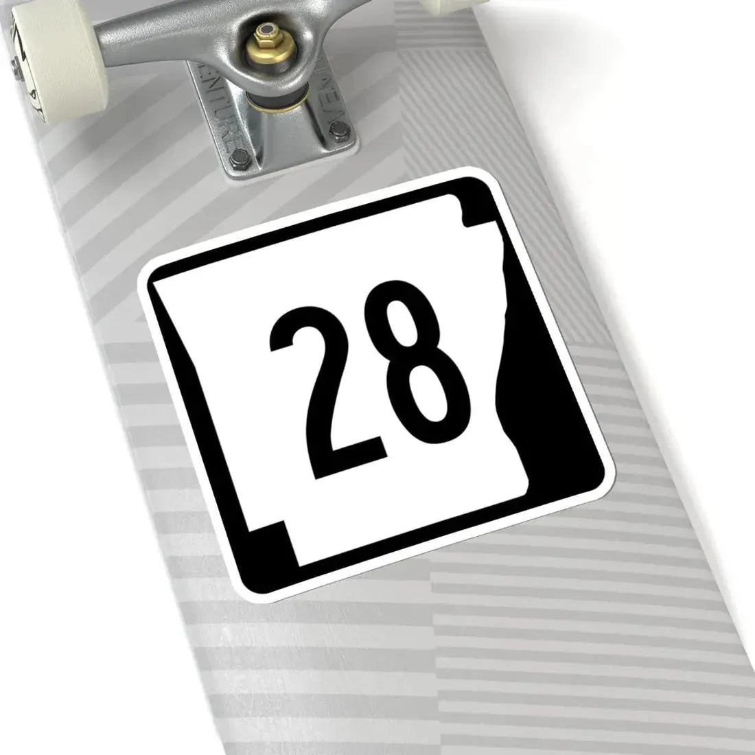 Arkansas 28 (Arkansas) (Road Sign) STICKER Vinyl Kiss-Cut Decal - The Sticker Space