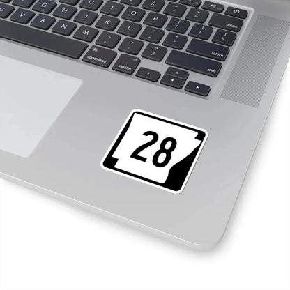 Arkansas 28 (Arkansas) (Road Sign) STICKER Vinyl Kiss-Cut Decal - The Sticker Space