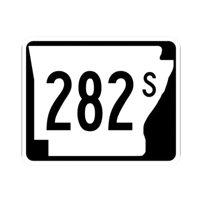 Arkansas 282S (Arkansas) (Road Sign) STICKER Vinyl Kiss-Cut Decal 2 Inch White - The Sticker Space