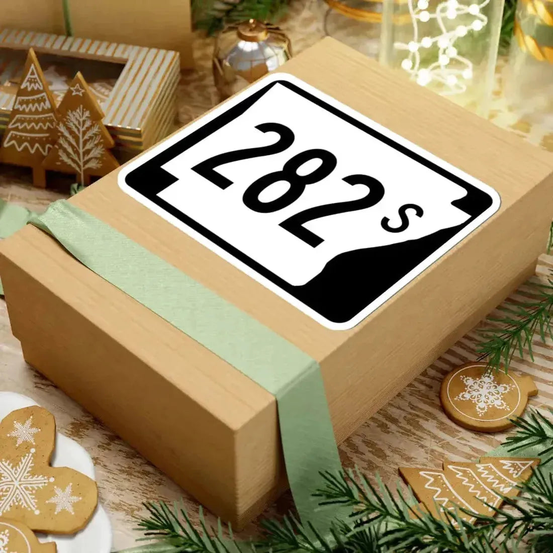 Arkansas 282S (Arkansas) (Road Sign) STICKER Vinyl Kiss-Cut Decal - The Sticker Space