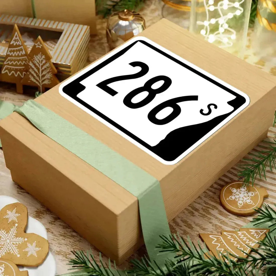 Arkansas 286S (Arkansas) (Road Sign) STICKER Vinyl Kiss-Cut Decal - The Sticker Space