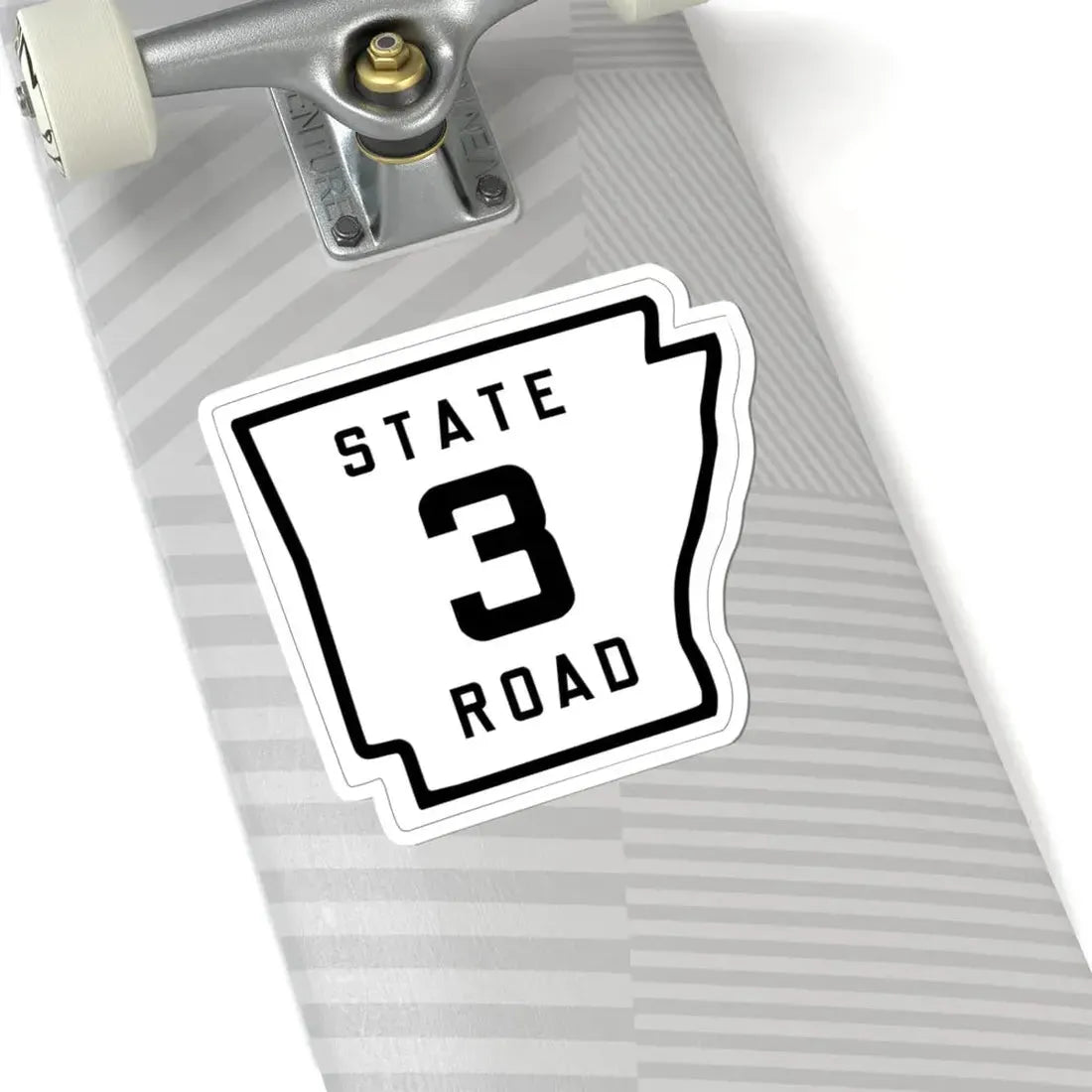 Arkansas 3 1926 (Arkansas) (Road Sign) STICKER Vinyl Kiss-Cut Decal - The Sticker Space