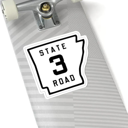 Arkansas 3 1926 (Arkansas) (Road Sign) STICKER Vinyl Kiss-Cut Decal - The Sticker Space