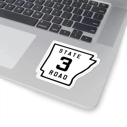 Arkansas 3 1926 (Arkansas) (Road Sign) STICKER Vinyl Kiss-Cut Decal - The Sticker Space