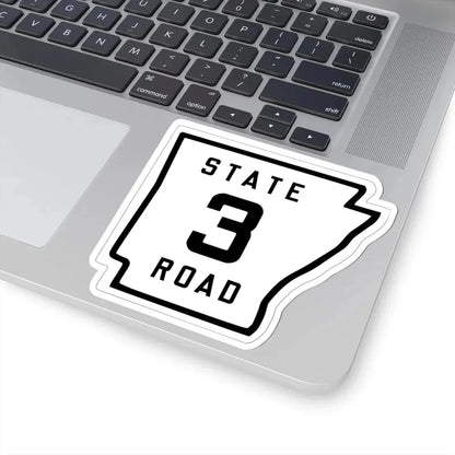 Arkansas 3 1926 (Arkansas) (Road Sign) STICKER Vinyl Kiss-Cut Decal - The Sticker Space