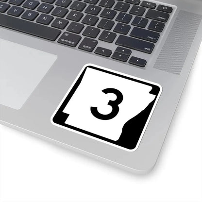 Arkansas 3 (Arkansas) (Road Sign) STICKER Vinyl Kiss-Cut Decal - The Sticker Space