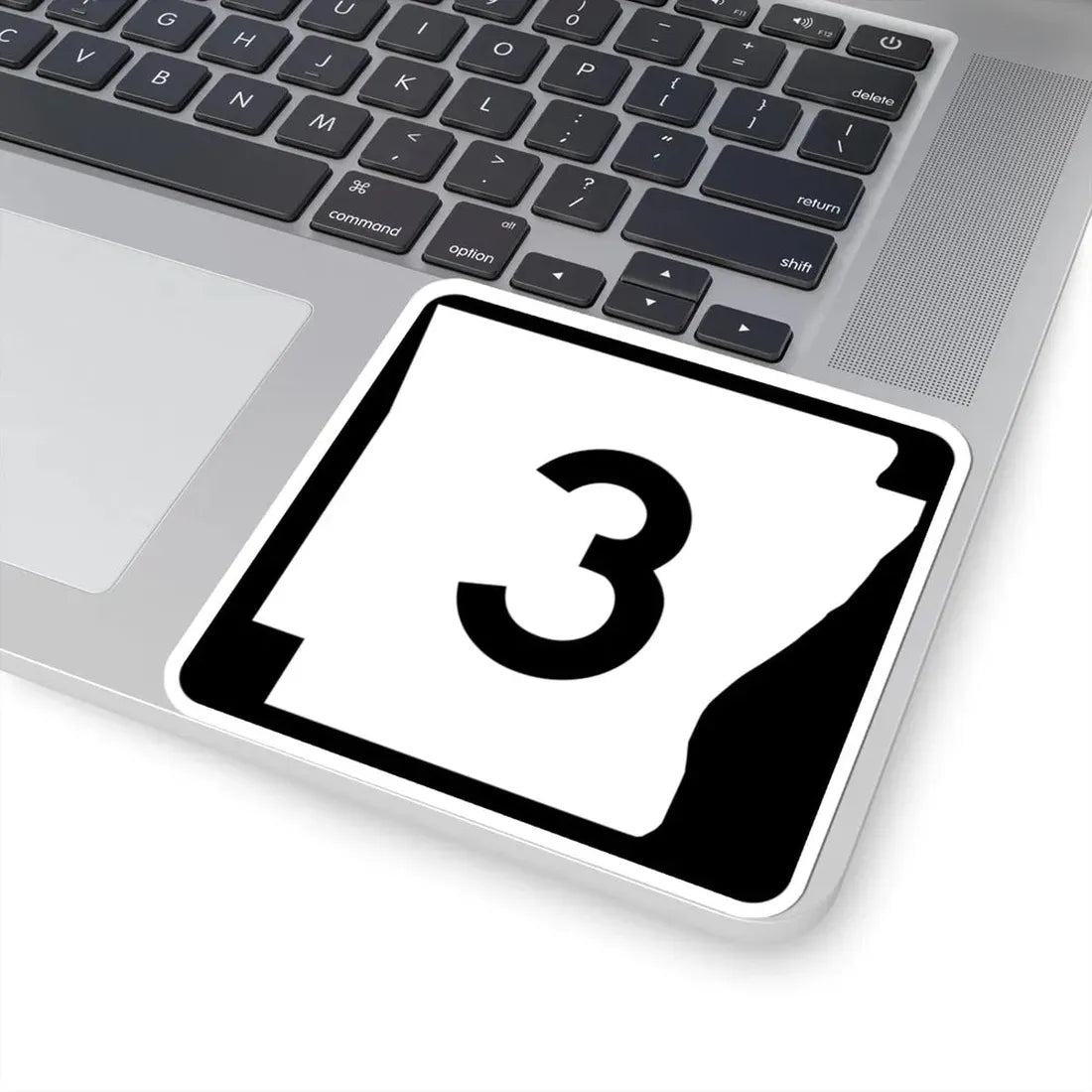 Arkansas 3 (Arkansas) (Road Sign) STICKER Vinyl Kiss-Cut Decal - The Sticker Space