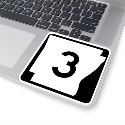 Arkansas 3 (Arkansas) (Road Sign) STICKER Vinyl Kiss-Cut Decal - The Sticker Space