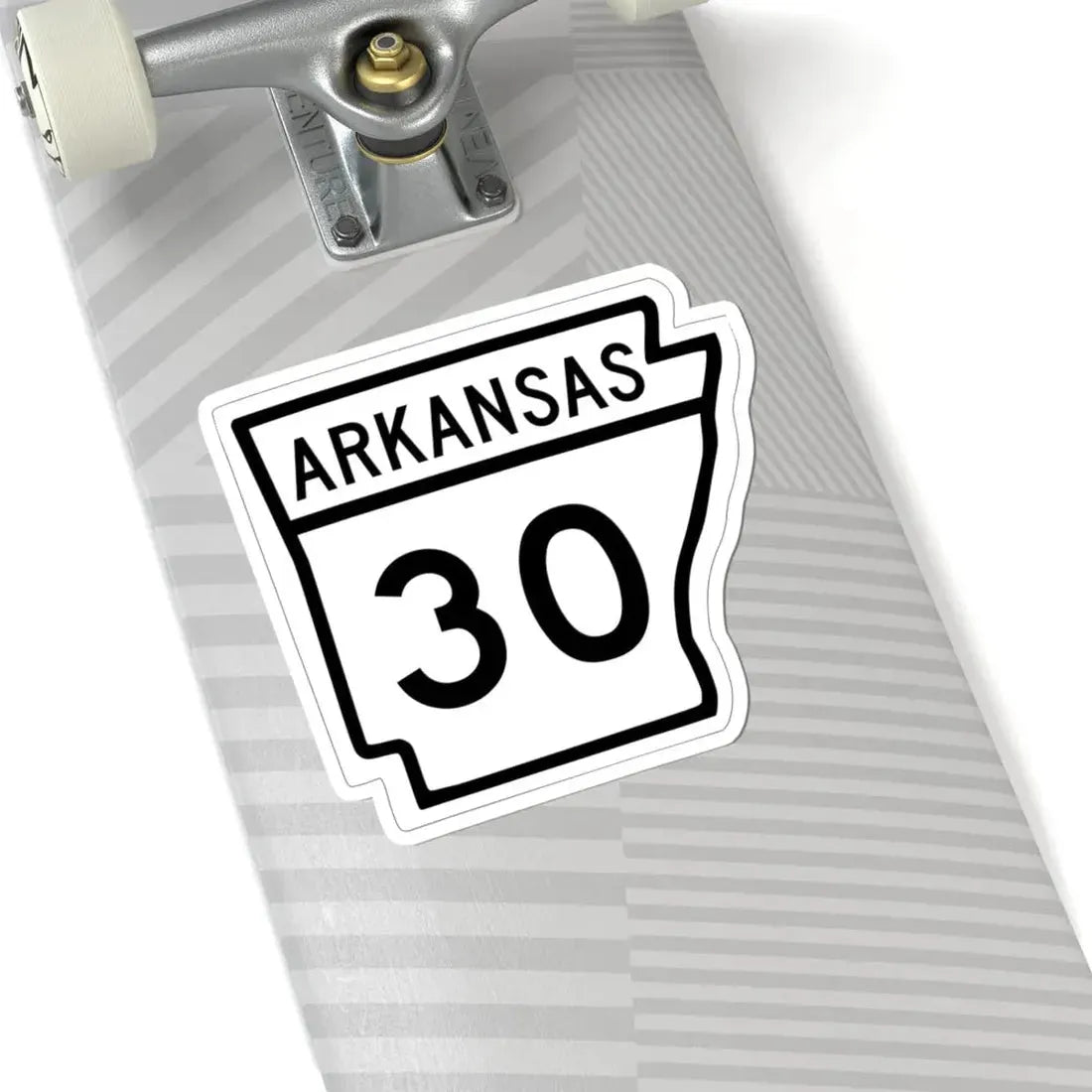 Arkansas 30 1948 (Arkansas) (Road Sign) STICKER Vinyl Kiss-Cut Decal - The Sticker Space