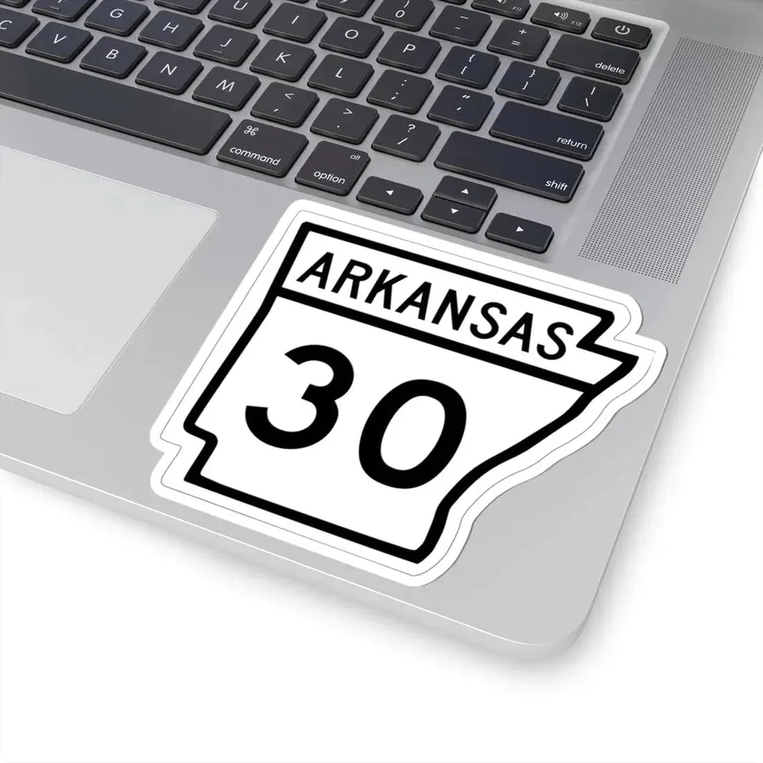 Arkansas 30 1948 (Arkansas) (Road Sign) STICKER Vinyl Kiss-Cut Decal - The Sticker Space