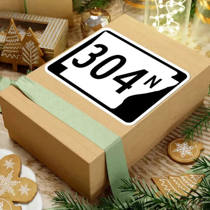 Arkansas 304N (Arkansas) (Road Sign) STICKER Vinyl Kiss-Cut Decal - The Sticker Space