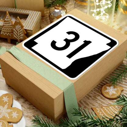 Arkansas 31 (Arkansas) (Road Sign) STICKER Vinyl Kiss-Cut Decal - The Sticker Space