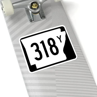Arkansas 318Y (Arkansas) (Road Sign) STICKER Vinyl Kiss-Cut Decal - The Sticker Space