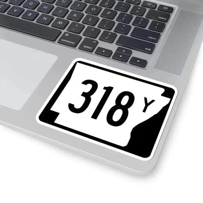Arkansas 318Y (Arkansas) (Road Sign) STICKER Vinyl Kiss-Cut Decal - The Sticker Space