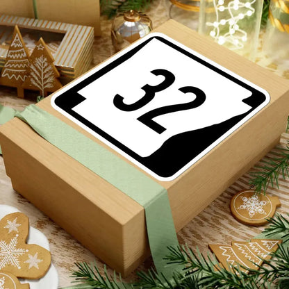 Arkansas 32 (Arkansas) (Road Sign) STICKER Vinyl Kiss-Cut Decal - The Sticker Space