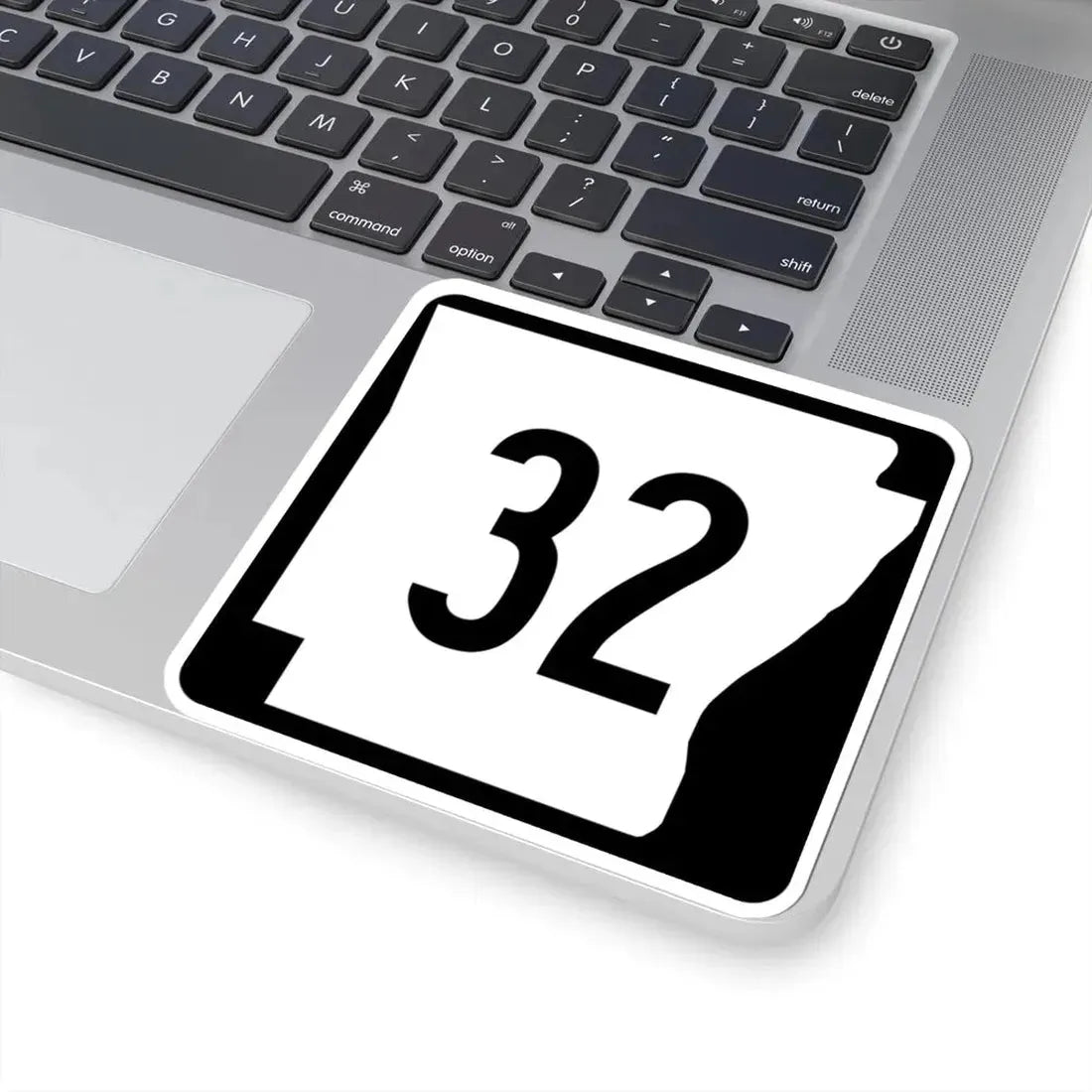 Arkansas 32 (Arkansas) (Road Sign) STICKER Vinyl Kiss-Cut Decal - The Sticker Space