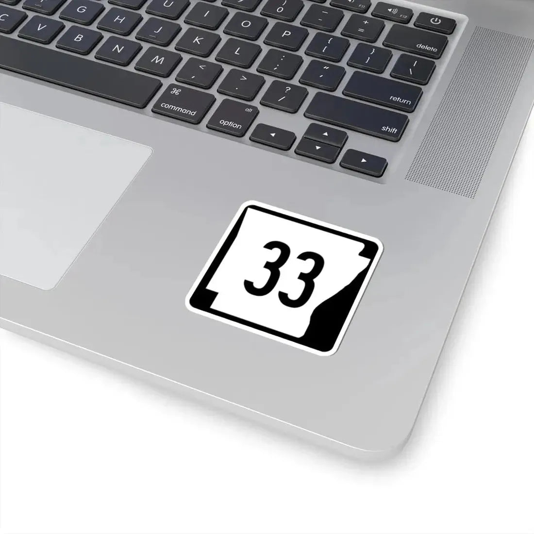 Arkansas 33 (Arkansas) (Road Sign) STICKER Vinyl Kiss-Cut Decal - The Sticker Space