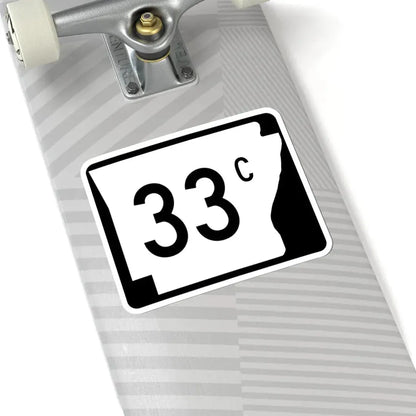 Arkansas 33C (Arkansas) (Road Sign) STICKER Vinyl Kiss-Cut Decal - The Sticker Space