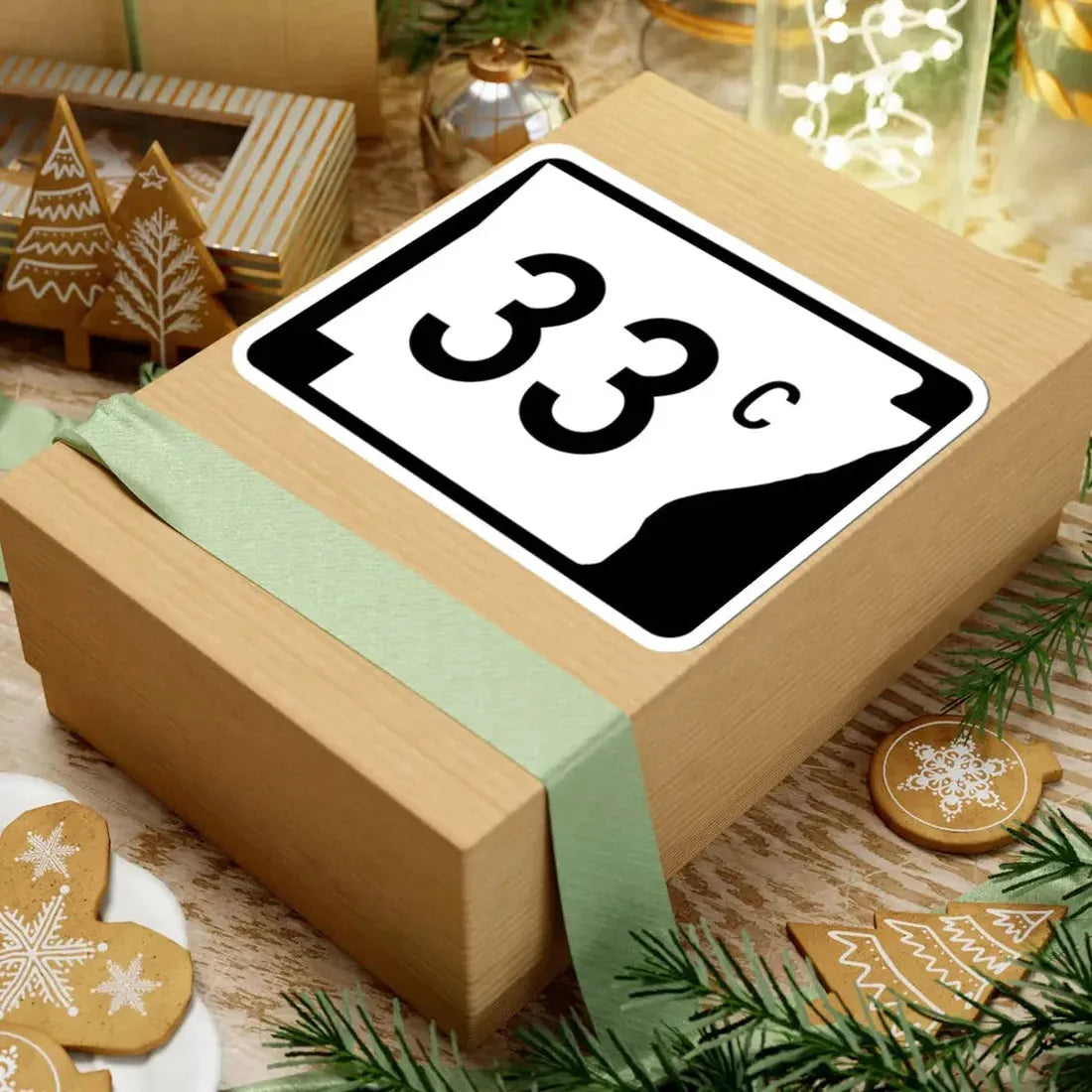 Arkansas 33C (Arkansas) (Road Sign) STICKER Vinyl Kiss-Cut Decal - The Sticker Space