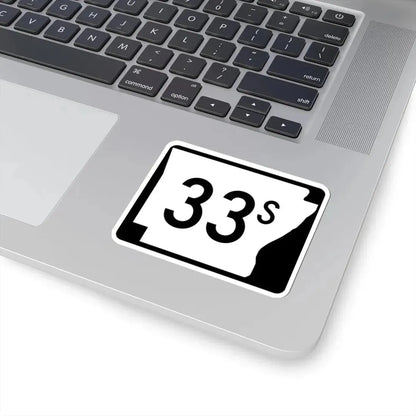 Arkansas 33S (Arkansas) (Road Sign) STICKER Vinyl Kiss-Cut Decal - The Sticker Space