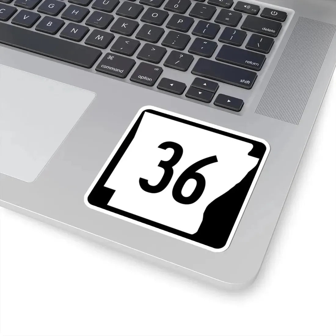 Arkansas 36 (Arkansas) (Road Sign) STICKER Vinyl Kiss-Cut Decal - The Sticker Space