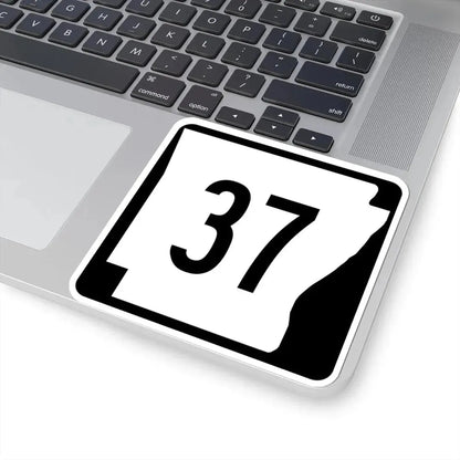Arkansas 37 (Arkansas) (Road Sign) STICKER Vinyl Kiss-Cut Decal - The Sticker Space