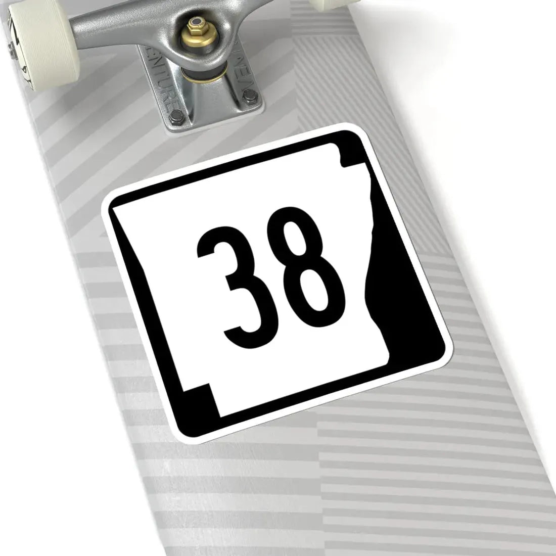Arkansas 38 (Arkansas) (Road Sign) STICKER Vinyl Kiss-Cut Decal - The Sticker Space