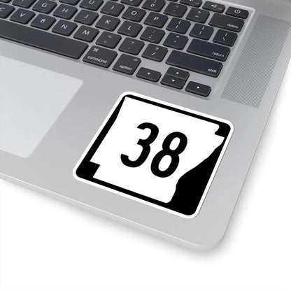 Arkansas 38 (Arkansas) (Road Sign) STICKER Vinyl Kiss-Cut Decal - The Sticker Space