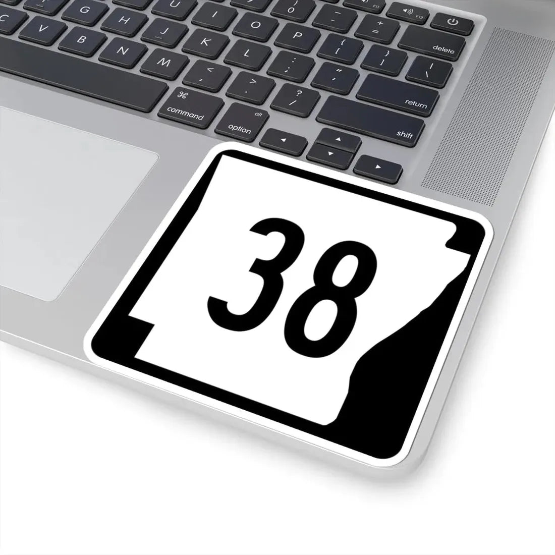Arkansas 38 (Arkansas) (Road Sign) STICKER Vinyl Kiss-Cut Decal - The Sticker Space