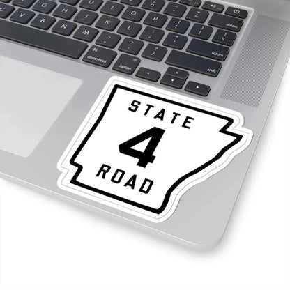 Arkansas 4 1926 (Arkansas) (Road Sign) STICKER Vinyl Kiss-Cut Decal - The Sticker Space