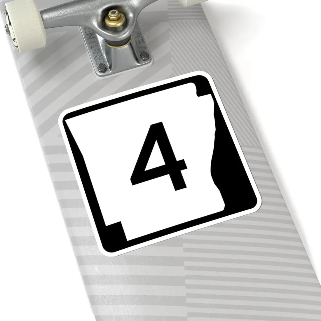 Arkansas 4 (Arkansas) (Road Sign) STICKER Vinyl Kiss-Cut Decal - The Sticker Space