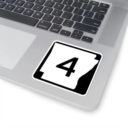 Arkansas 4 (Arkansas) (Road Sign) STICKER Vinyl Kiss-Cut Decal - The Sticker Space