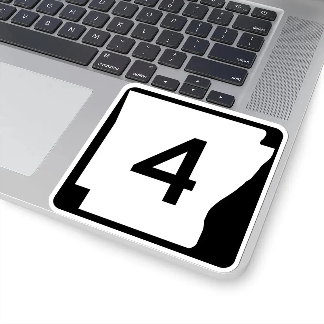Arkansas 4 (Arkansas) (Road Sign) STICKER Vinyl Kiss-Cut Decal - The Sticker Space