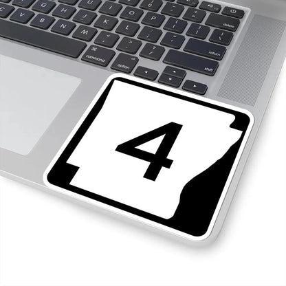Arkansas 4 (Arkansas) (Road Sign) STICKER Vinyl Kiss-Cut Decal - The Sticker Space