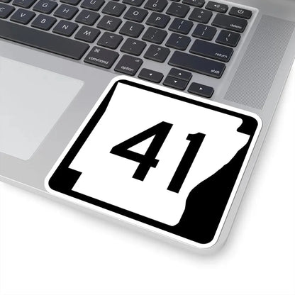 Arkansas 41 (Arkansas) (Road Sign) STICKER Vinyl Kiss-Cut Decal - The Sticker Space