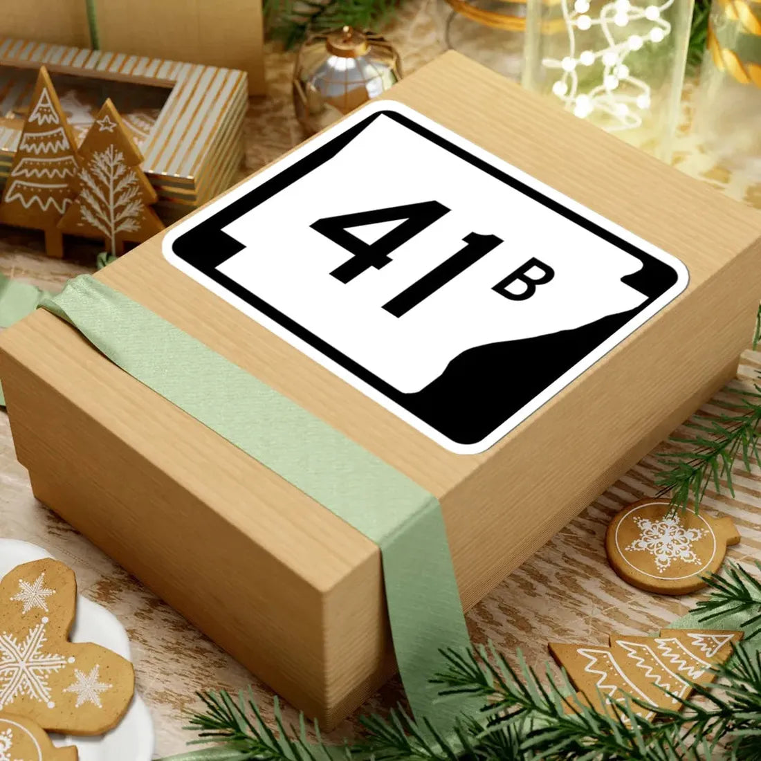 Arkansas 41B (Arkansas) (Road Sign) STICKER Vinyl Kiss-Cut Decal - The Sticker Space