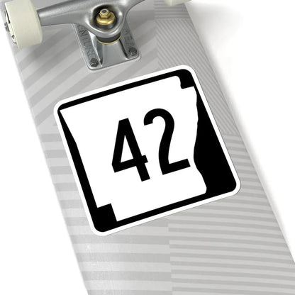 Arkansas 42 (Arkansas) (Road Sign) STICKER Vinyl Kiss-Cut Decal - The Sticker Space