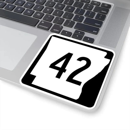 Arkansas 42 (Arkansas) (Road Sign) STICKER Vinyl Kiss-Cut Decal - The Sticker Space