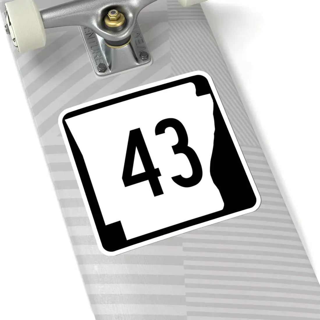 Arkansas 43 (Arkansas) (Road Sign) STICKER Vinyl Kiss-Cut Decal - The Sticker Space