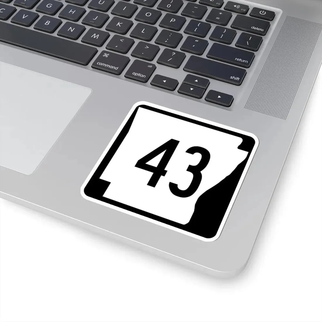 Arkansas 43 (Arkansas) (Road Sign) STICKER Vinyl Kiss-Cut Decal - The Sticker Space