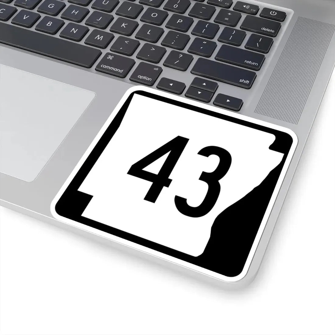 Arkansas 43 (Arkansas) (Road Sign) STICKER Vinyl Kiss-Cut Decal - The Sticker Space