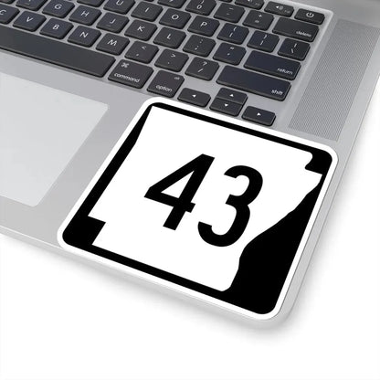 Arkansas 43 (Arkansas) (Road Sign) STICKER Vinyl Kiss-Cut Decal - The Sticker Space