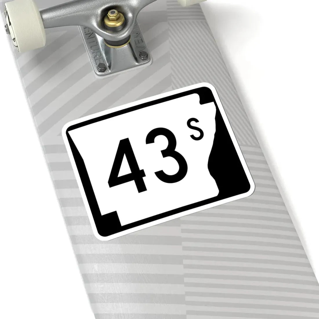 Arkansas 43S (Arkansas) (Road Sign) STICKER Vinyl Kiss-Cut Decal - The Sticker Space