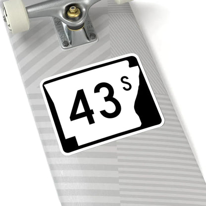 Arkansas 43S (Arkansas) (Road Sign) STICKER Vinyl Kiss-Cut Decal - The Sticker Space