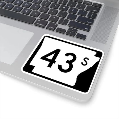 Arkansas 43S (Arkansas) (Road Sign) STICKER Vinyl Kiss-Cut Decal - The Sticker Space