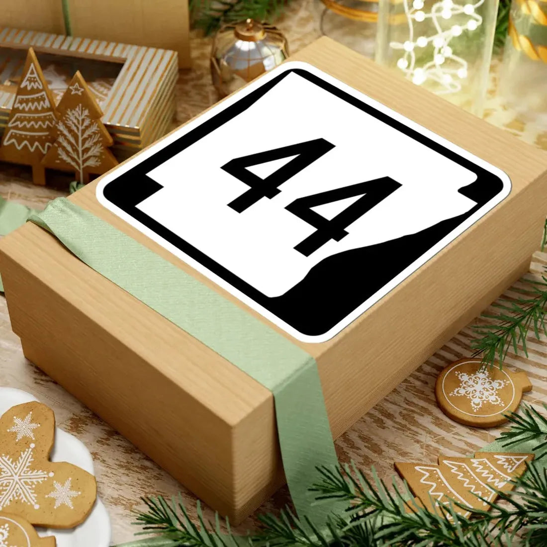 Arkansas 44 (Arkansas) (Road Sign) STICKER Vinyl Kiss-Cut Decal - The Sticker Space