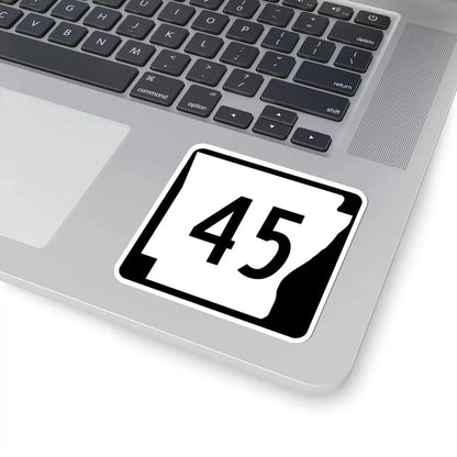 Arkansas 45 (Arkansas) (Road Sign) STICKER Vinyl Kiss-Cut Decal - The Sticker Space