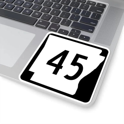 Arkansas 45 (Arkansas) (Road Sign) STICKER Vinyl Kiss-Cut Decal - The Sticker Space